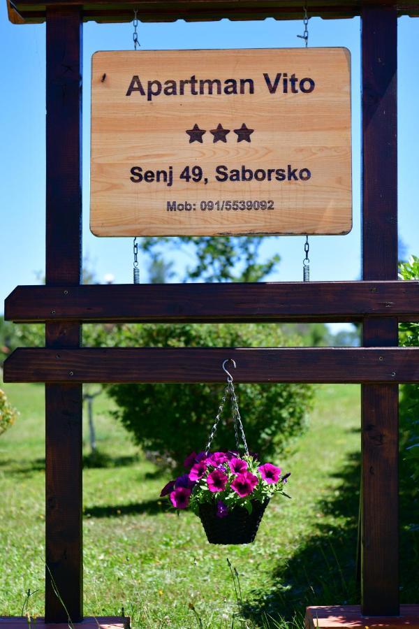 Apartman Vito Saborsko المظهر الخارجي الصورة